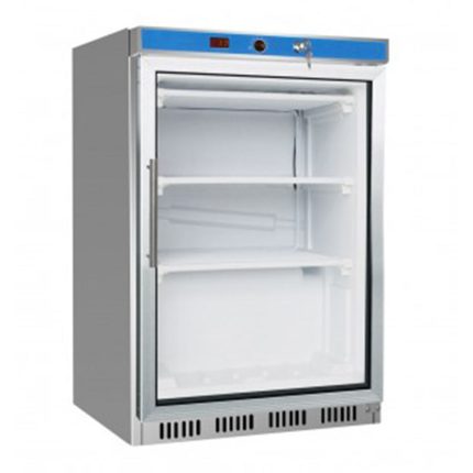 F.E.D. HF200G S/S Display Freezer w/Glass Door