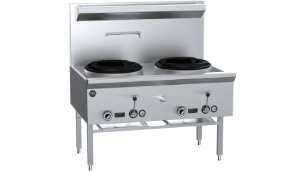 K  Two Hole Waterless Wok Table UFWWK-2