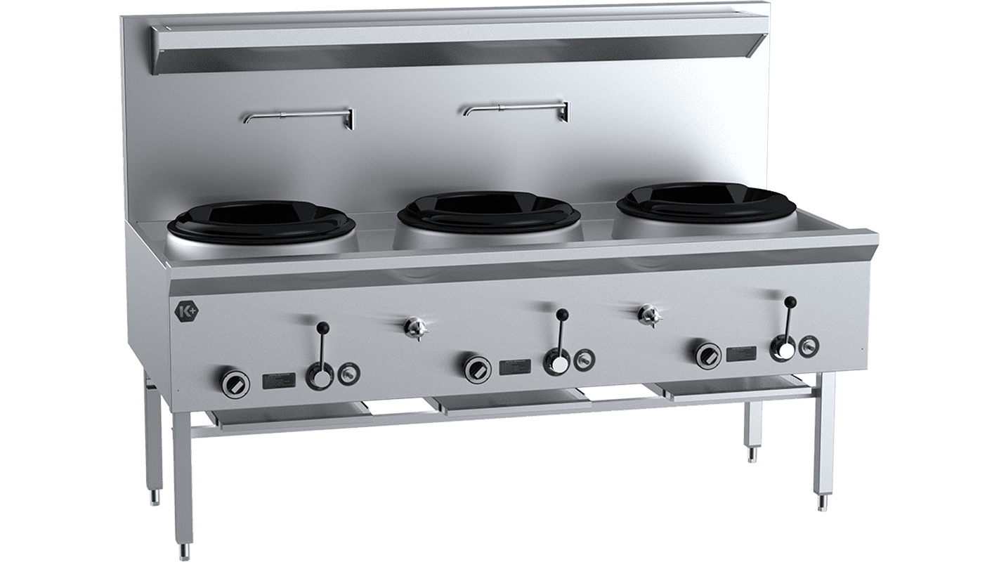 UFWWK-3.png K Three Hole Waterless Wok Table UFWWK-3 - Image 1