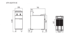 Cookrite ATFS-40 3 Tubes Gas Deep Fryer - Image 3